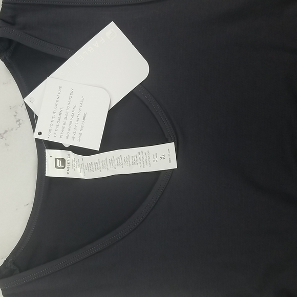 Fabletics Charcoal Grey Workout Tank - Picture 3 of 4